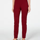 Charter Club Women's Cambridge Pull On Ponte Pants  Wine Size 4