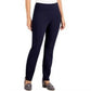 Charter Club Women's Petite Pull On Ponte Knit Pants Blue Size 24X4.5