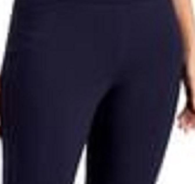 Charter Club Women's Petite Pull On Ponte Knit Pants Blue Size 24X4.5