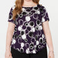 Alfani Women's Plus Size Printed T-Shirt Purple Size 1X