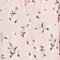 Charter Club Women's Printed V Neck Top Pink Size Small
