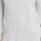 Charter Club Women's Mixed-Stitch Mock-Neck Sweater Gray Size X-Large