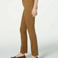 Charter Club Women's Petite Lexington Straight-Leg Jeans Brown Size 10 P