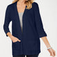 Karen Scott Women's Cotton Cozy Cardigan Navy Size Small