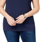 Karen Scott Women's Square Neck Tank Top Blue Size X-Large