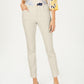 Charter Club Women's Newport Tummy-Control Slim-Fit Pants Beige Size 14