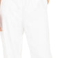 Charter Club Women's Linen Drawstring-Waist Pants White Size Large