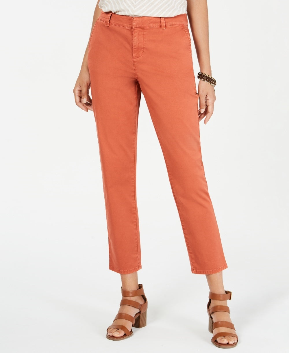 Style & Co Women's Chino Pants Orange Size 6