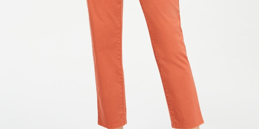 Style & Co Women's Chino Pants Orange Size 6