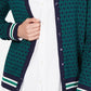 Charter Club Women's Patterned Cardigan Sweater Blue Size X-Large