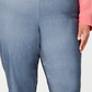 Charter Club Women's Tummy Control Skinny Pants Blue Size Petite Small