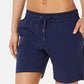 Ideology Women's 7 Woven Shorts Blue Size X-Small