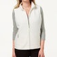 Karen Scott Women's Plus Size Zip-Front Vest White Size 3X