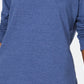 Karen Scott Women's Sport Cowl-Neck Top Blue Size X-Small
