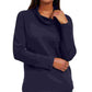 Karen Scott Women's Heather Long Sleeve Turtle Neck Blouse Top Blue Size Petite Small
