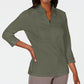 Karen Scott Women's Cotton Eyelet Yoke Top Green Size X-Small