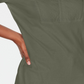 Karen Scott Women's Cotton Eyelet Yoke Top Green Size X-Small