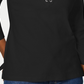 Karen Scott Women's Cotton Lace Up Shirt Black Size X-Small