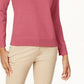 Karen Scott Women's Cotton Turtleneck Sweater Pink Size Petite Small