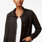 Karen Scott Women's Button-Front Shawl-Collar Cardigan Black Size X-Large