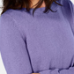 Karen Scott Women's Solid Curved Hem Tunic Purple Size X-Small