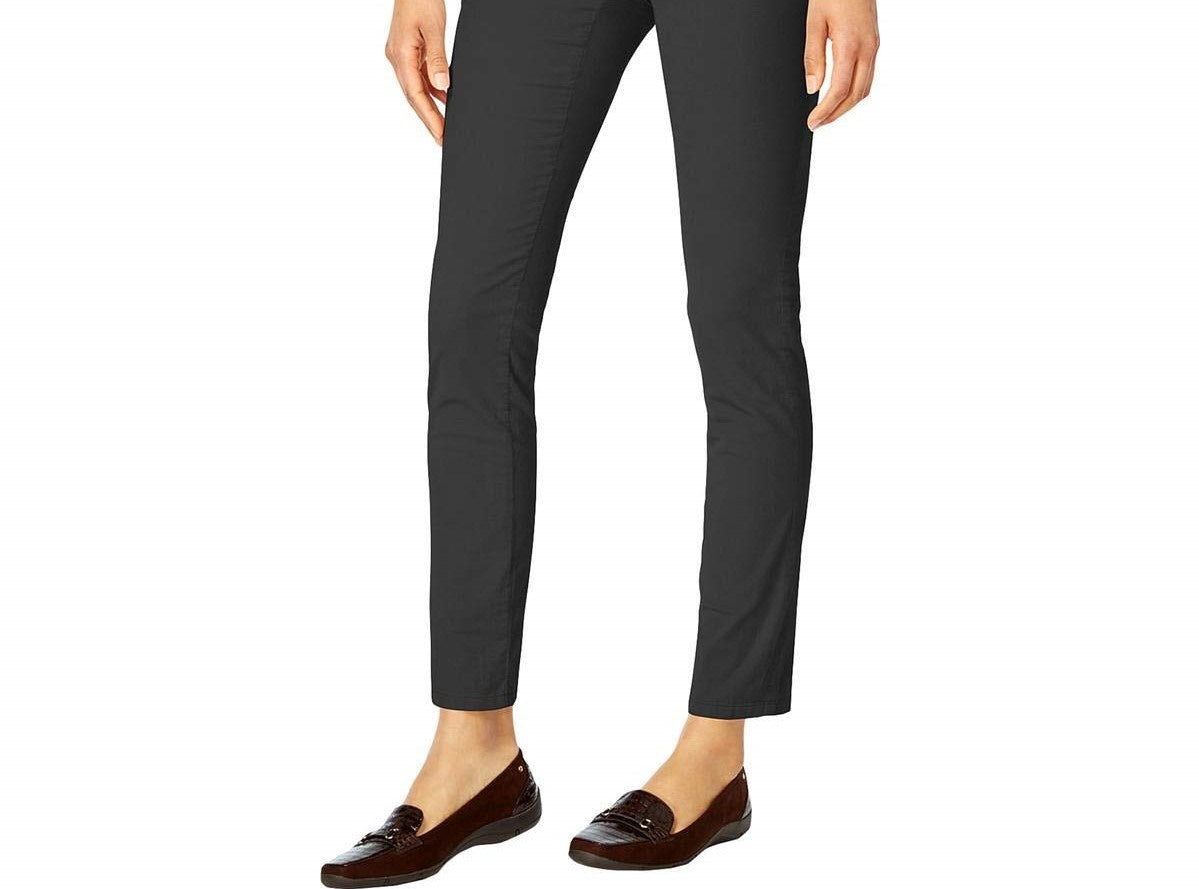 Karen Scott Women's Petite Corduroy Pull-On Pants Charcoal Size Petite