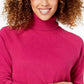 Karen Scott Women's Turtleneck Sweater Pink Size Extra Large