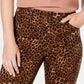 Charter Club Women's Petite Printed Lexington Straight-Leg Jeans Brown Size 8 P