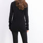 Karen Scott Women's Button-Shoulder Sweater Black Size Large