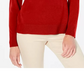 Karen Scott Women's Button Shoulder Sweater Red Size XX-Large