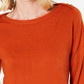 Karen Scott Women's Button-Shoulder Sweater Red Size X-Large