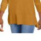 मेसन जूल्स महिलाओं का वी नेक स्वेटर पीला रंग छोटा साइज़