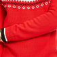 Charter Club Women's Scottie Fair Isle Sweater Red Size Medium