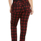 Charter Club Women's Plus Size Plaid Tummy-Control Jeans Black Size Petite Small