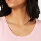 Charter Club Women's Sleeveless Crew-Neck Sweater Pink Size Small