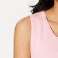 Charter Club Women's Sleeveless Crew-Neck Sweater Pink Size Small