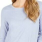 Style & Co Women's Speckled Shimmer Top Blue Size Small