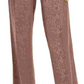 Alfani Women's Jacquard Snake Print Wide Leg Pants Brown Size 4
