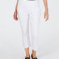 INC International Concepts Women's Curvy Pull-On Skinny Cropped Pants Beige Size 6