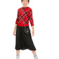 Charter Club Big Girls Plaid Family Sweater Red Size Small