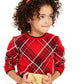 Charter Club Little Girls Plaid Family Sweater Red Size 6