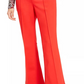 Bar III Women's Cropped Kick Flare Pants Red Size 4