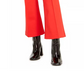 Bar III Women's Cropped Kick Flare Pants Red Size 4