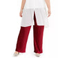 Alfani Women's Split Front Tunic Top White Size 1X