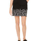 Karen Scott Women's Garden Embroidered Skirt Black Size 10