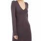 INC International Concepts Women's Puff Sleeve Sweater Tunic Grey Size Medium