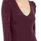 INC International Concepts Women's Puff-Sleeve Sweater Tunic Red Size Extra Small