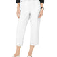 Charter Club Women's Cropped Twill Pants White Size 12