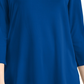 Alfani Women's Front Cutout Cold Shoulder Top Blue Size Medium