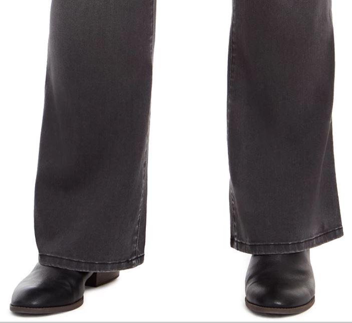 Style & Co Women's Plus Bootcut Jeans Black Size 22W